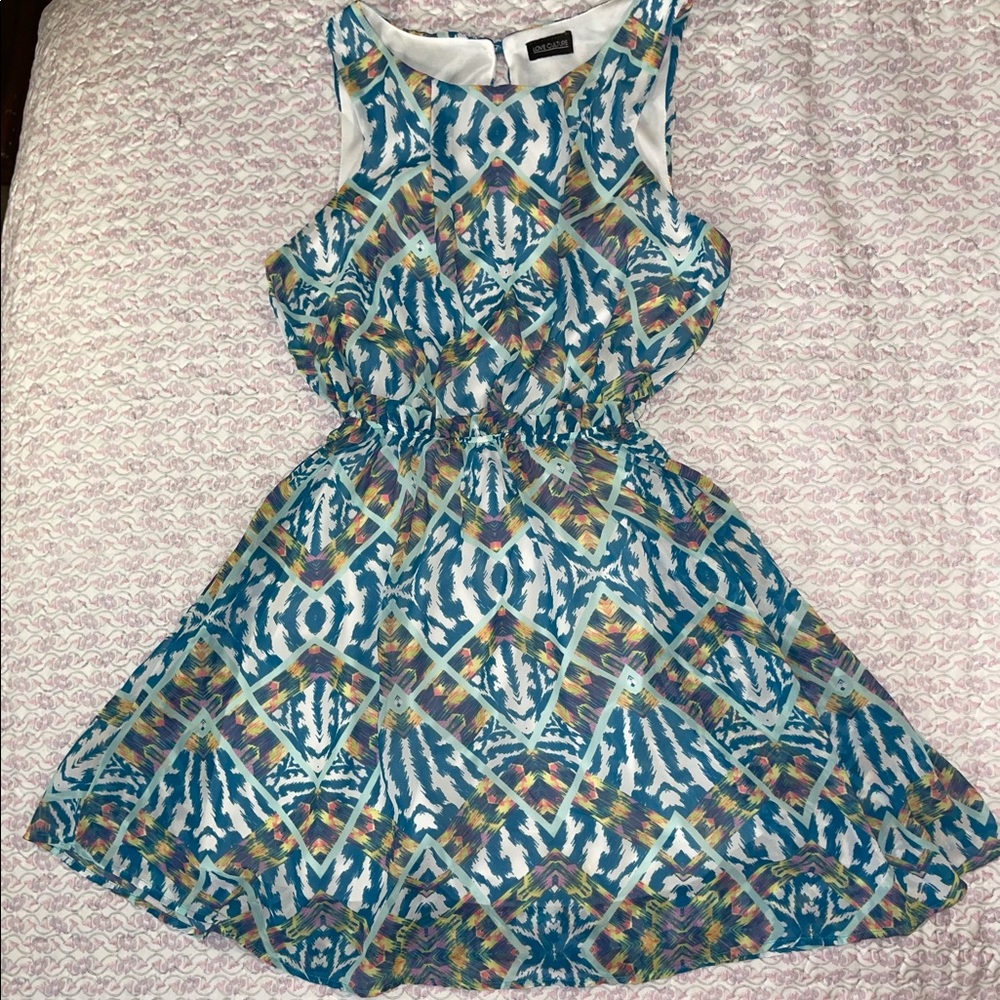 🌀◽️Love Culture, Turquoise Flowy Summer Dress ▫️🌀